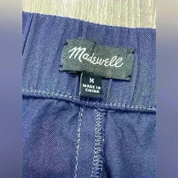 Madewell Navy Floral Flower Embroidered Shorts M - Picture 5 of 8